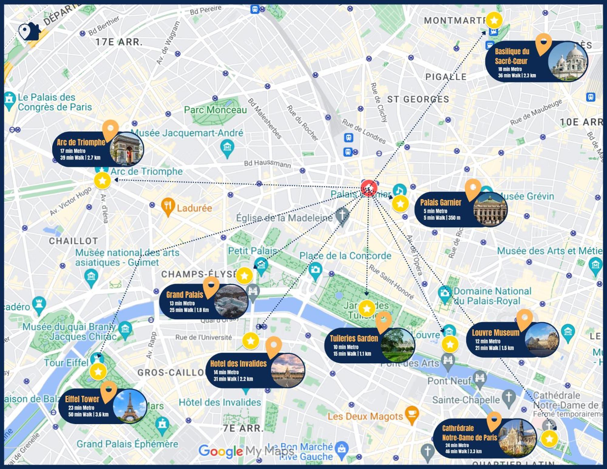 1 Min Walk From Opera - Ac - Authentic Parisian Experience ! *